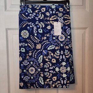 Women's tropical blue patterned skort, Size 20, NWT